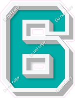 VA 18" Individuals - Flat Teal 6