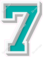 VA 18" Individuals - Flat Teal 7