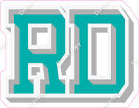 VA 18" Individuals - Flat Teal RD