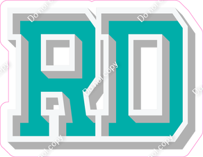 VA 18" Individuals - Flat Teal RD