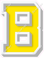 VA 18" Individuals - Flat Yellow B