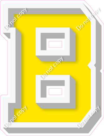 VA 18" Individuals - Flat Yellow B