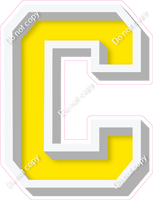 VA 18" Individuals - Flat Yellow C