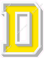 VA 18" Individuals - Flat Yellow D