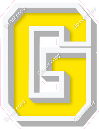 VA 18" Individuals - Flat Yellow G