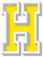 VA 18" Individuals - Flat Yellow H
