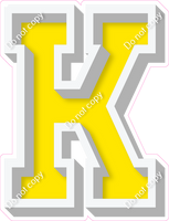 VA 18" Individuals - Flat Yellow K