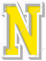 VA 18" Individuals - Flat Yellow N