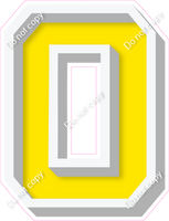 VA 18" Individuals - Flat Yellow O