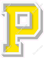 VA 18" Individuals - Flat Yellow P