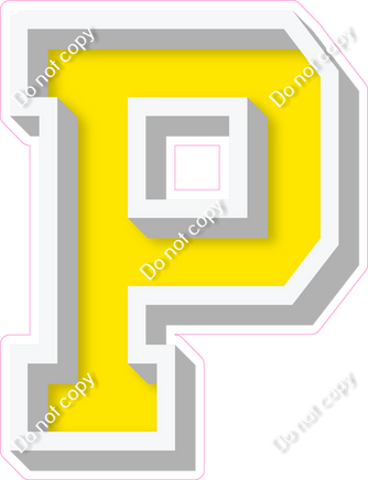 VA 18" Individuals - Flat Yellow P