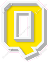 VA 18" Individuals - Flat Yellow Q