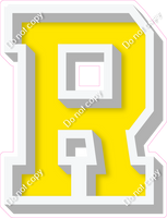 VA 18" Individuals - Flat Yellow R