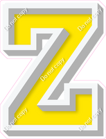 VA 18" Individuals - Flat Yellow Z