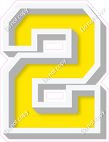 VA 18" Individuals - Flat Yellow 2