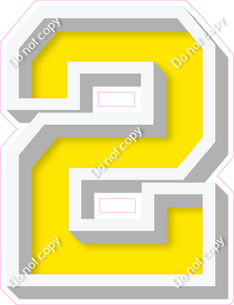 VA 18" Individuals - Flat Yellow 2
