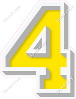 VA 18" Individuals - Flat Yellow 4