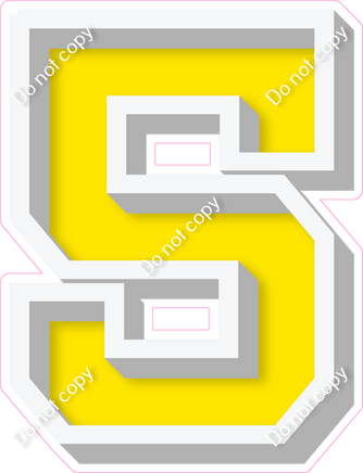 VA 18" Individuals - Flat Yellow 5