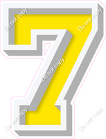 VA 18" Individuals - Flat Yellow 7