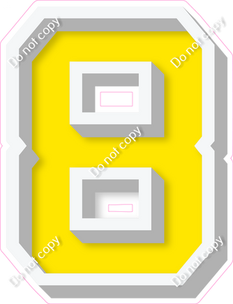 VA 18" Individuals - Flat Yellow 8