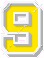 VA 18" Individuals - Flat Yellow 9