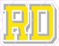 VA 18" Individuals - Flat Yellow RD