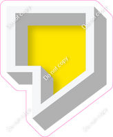 VA 18" Individuals - Flat Yellow Apostrophe