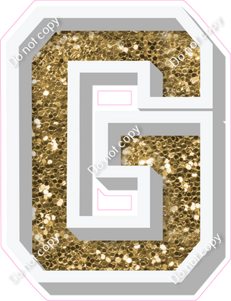 VA 18" Individuals - Gold Sparkle G