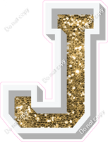 VA 18" Individuals - Gold Sparkle J