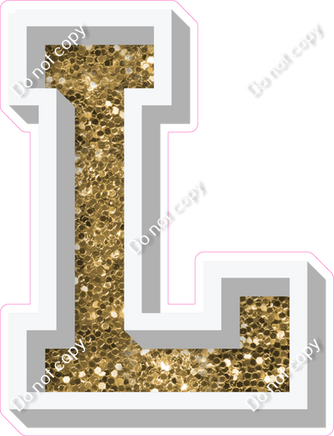 VA 18" Individuals - Gold Sparkle L