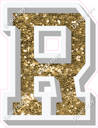 VA 18" Individuals - Gold Sparkle R