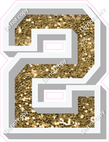 VA 18" Individuals - Gold Sparkle 2