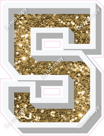 VA 18" Individuals - Gold Sparkle 5