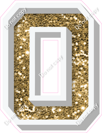 VA 18" Individuals - Gold Sparkle