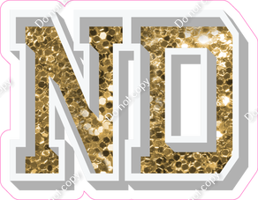 VA 18" Individuals - Gold Sparkle ND