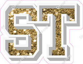 VA 18" Individuals - Gold Sparkle ST