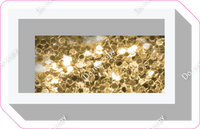 VA 18" Individuals - Gold Sparkle Dash