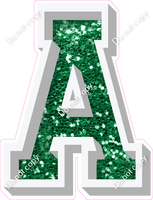 VA 18" Individuals - Green Sparkle A
