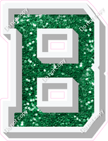 VA 18" Individuals - Green Sparkle B