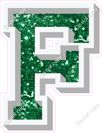 VA 18" Individuals - Green Sparkle F