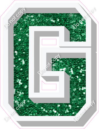 VA 18" Individuals - Green Sparkle G
