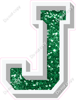 VA 18" Individuals - Green Sparkle J