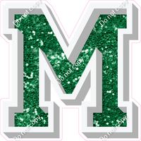 VA 18" Individuals - Green Sparkle M