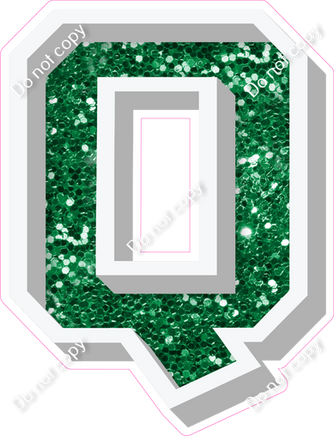 VA 18" Individuals - Green Sparkle Q