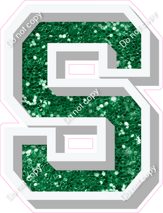 VA 18" Individuals - Green Sparkle S
