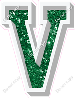 VA 18" Individuals - Green Sparkle V