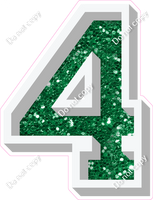 VA 18" Individuals - Green Sparkle 4