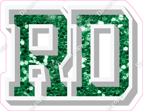 VA 18" Individuals - Green Sparkle RD