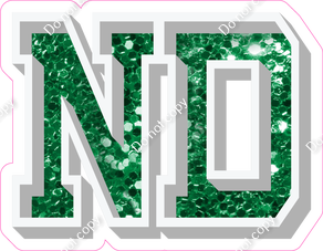 VA 18" Individuals - Green Sparkle ND