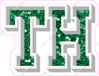 VA 18" Individuals - Green Sparkle TH